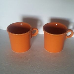 2 Homer Laughlin Fiesta Mugs 12 oz.